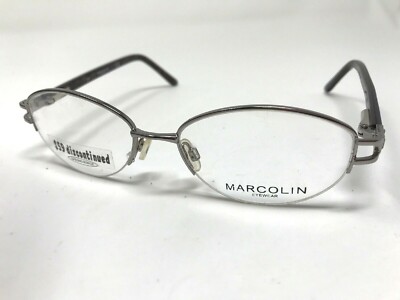 MARCOLIN EYEWEAR MA7320 EVE 069 Eyeglasses Frame USA 53-18-135 Silver Z144 