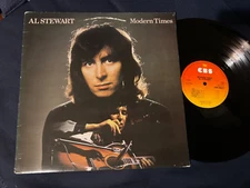 AL STEWART 1977 CBS 80477 HOLLAND VINYL LP MODERN TIMES W/ LYRICS INSERT VG+