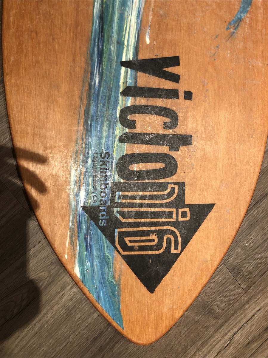 LAより入荷!!　木製スキムボード■カリフォルニア州・ラグーナビーチ vintage victoria skimboard laguna beach california 19x42.5