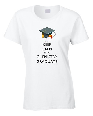 Chemie Absolvent Damen T-Shirt Abschluss Geschenkidee Wissenschaft Chemiker lustig
