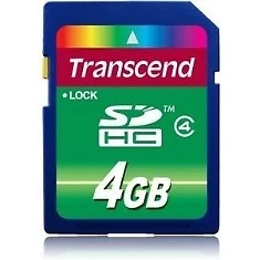 Tarjetas de memoria Transcend SDHC para cámaras de vídeo y fotográficas