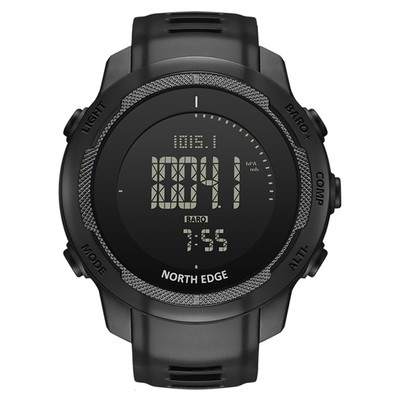 Men's Carbon   Sports Digital Watch  Altimeter Barometer R1R5