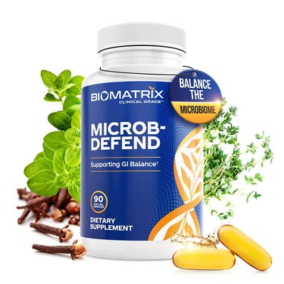 BioMatrix Oil Blend of Thyme Oregano Clove Digestive Supplement for Men and W...