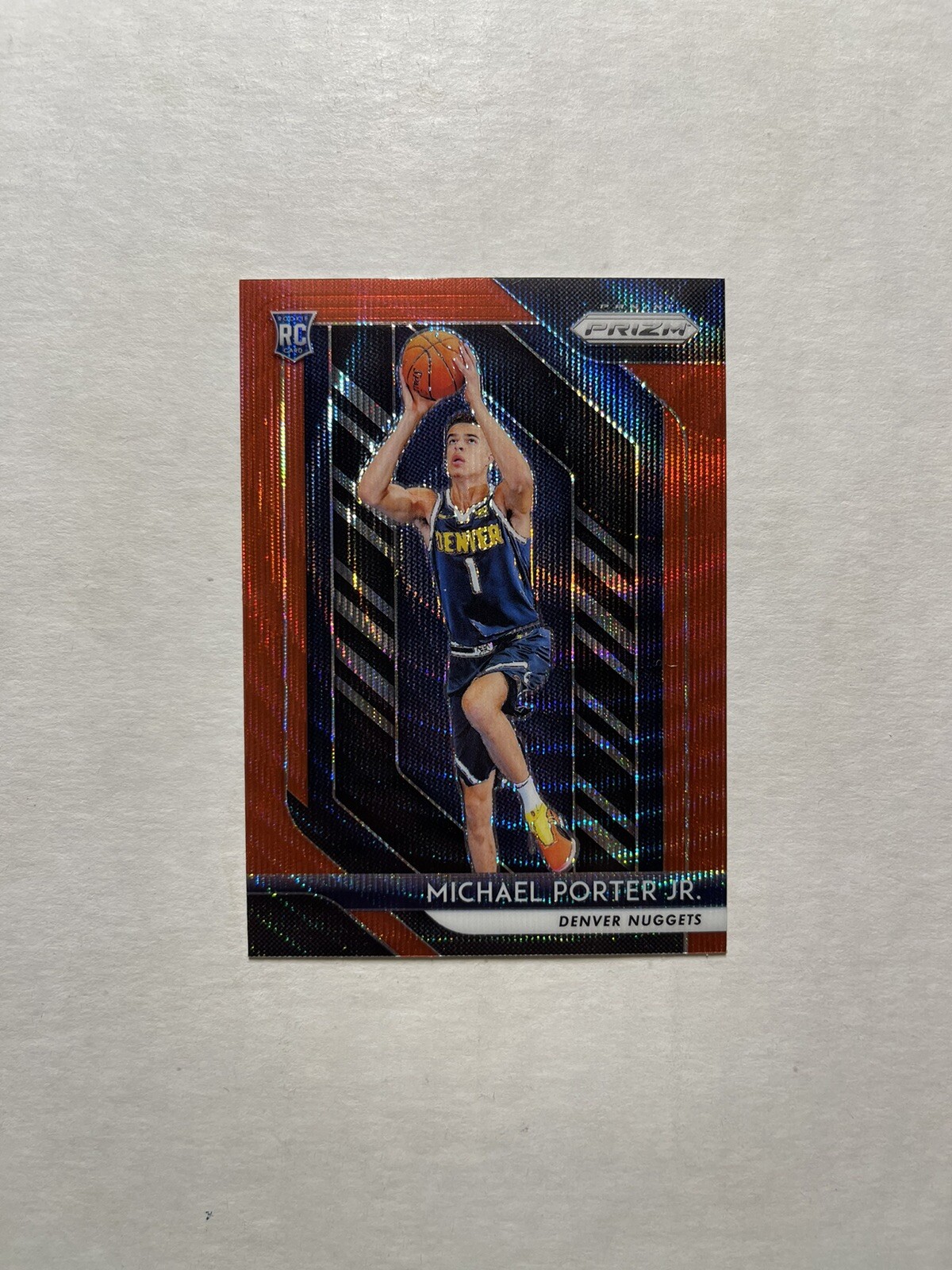 Michael Porter Jr. 2018-19 Panini Prizm #32 Red Ruby Wave Prizms Rookie Card RC