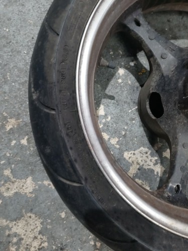 2006 2007 SUZUKI GSXR 600 GSXR 750 OEM REAR WHEEL STRAIGHT - Picture 3 of 11