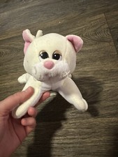 Vintage Tonka Pound Puppy Purries Kitty Cat White Cat 7" Plush