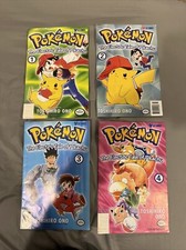 Viz Comics Pokemon: The Electric Tale of Pikachu, Issues 1-4 1998 Vintage Good