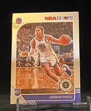 2019-20 Panini Hoops Premium Stock Rookie Card #223 Jordan Poole Warriors