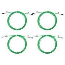 10Ft Speed Jump Rope Replacement Cable 4 Pcs 2.5mm Professional Skipping Rope...