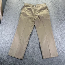 Dockers Pant Mens 34X29 Brown Cotton Chino Straight Leg Business Preppy Classic