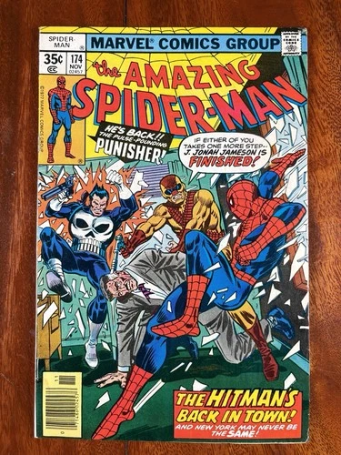 Amazing Spider-Man #174 NOV 1977 - Vintage Marvel Comic Book VG+