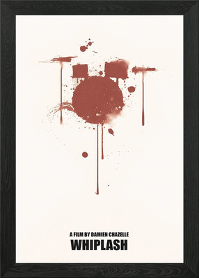 Das Schleudertrauma minimalistisch gerahmtes Wandbild Poster Leinwanddruck Bild