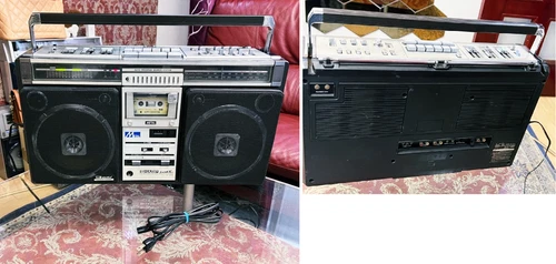 Sharp 1979 GF-508SB Radio Cassette Player Vintage Portable Boombox From Japan