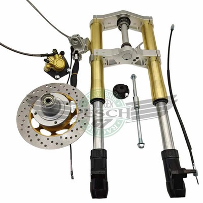 Monkey Up Side Down Gabel GOLD mit einstellbarer Zugstufe 540mm