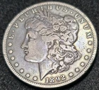 1892-S Morgan Silver Dollar, Unique Tone Aged Coin..