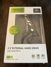 Nagelneue Mega Z Externe Festplatte 120 Gb 2,5"