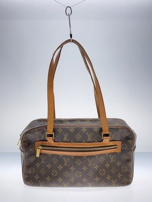 Louis Vuitton Cité GM Monogram Canvas Bag M51181 Brown PVC Used