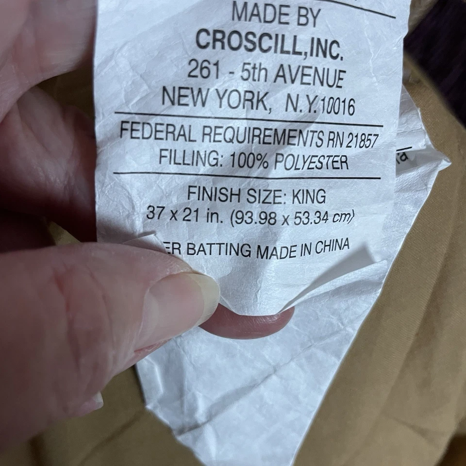 Croscill Imperial Empress King Comforter Shams Burgundy Gold Brocade Regency - Image 4 of 4