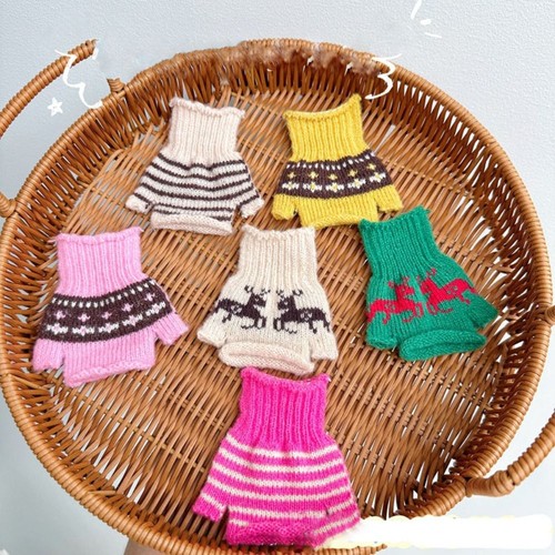 Winter Doll Sweaters Multistyles Warm Tops for 15cm Cotton Doll/for Idol Dolls