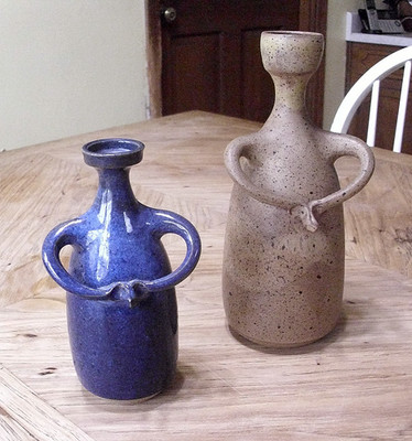 Don Thomas Lewis Pond Farm Pottery Vases