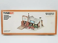 Tyco 7793 HO Speedy Andrews' Repair Shop Model Building Kit