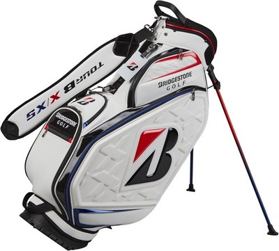 BRIDGESTONE Tour Replica Stand Golf Bag CB2602 White 4kg 9.5inch
