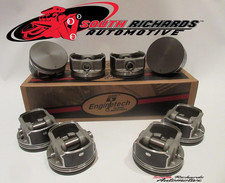 Chevrolet 6.0 LS LS2 LQ4 LQ9 GEN IV flat top piston set coated skirt (8)