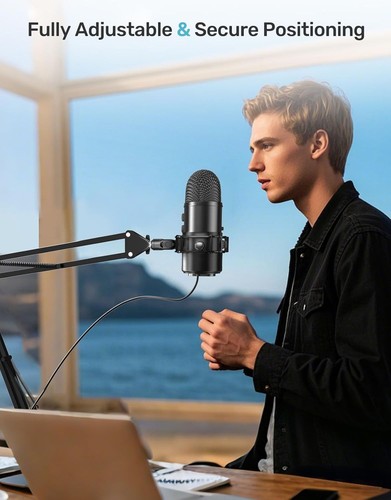 Anti-Vibration Shock Mount for Blue Yeti with Adjustable Pop Filter - Picture 7 of 10