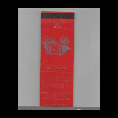Matchbook Cover Smith & Jones Restaurant Pueblo, CO
