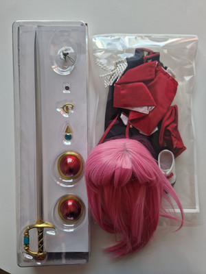 Dollfie Dream Utena Perücke + Outfit + Accessoires
