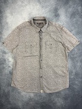Red herring button up grey and black patterned shirt - Used