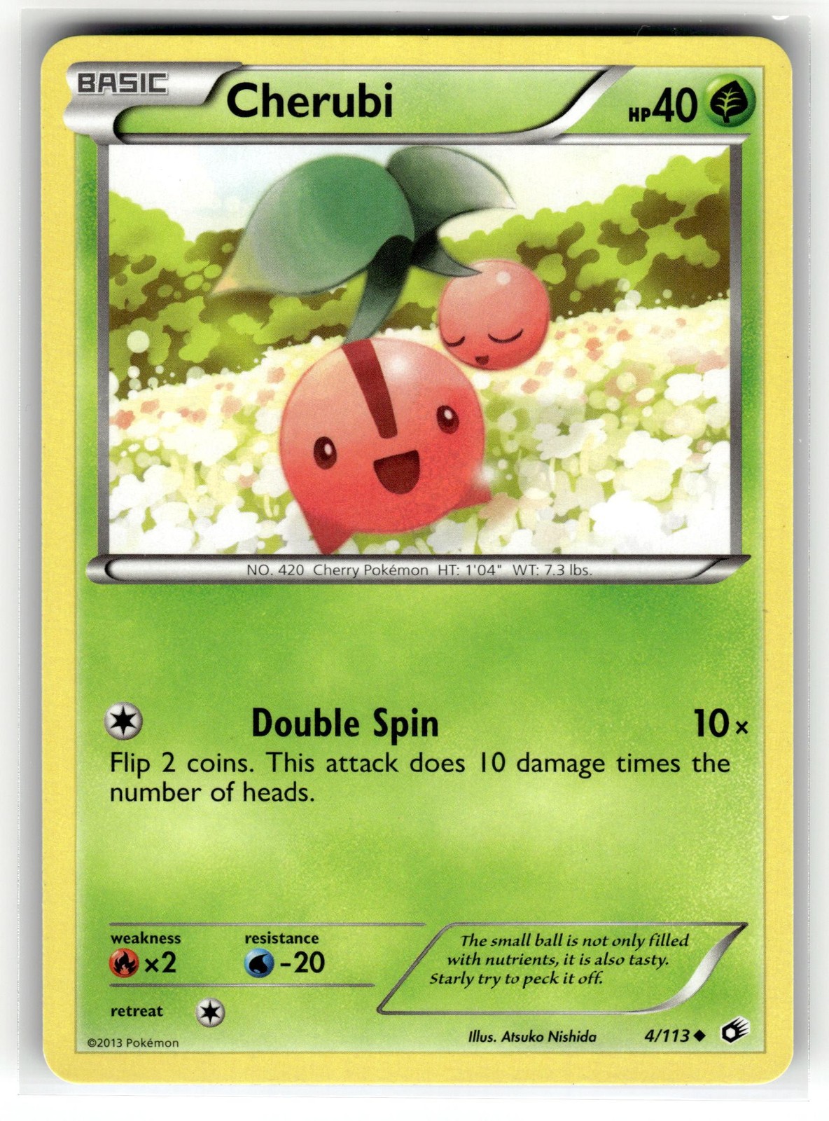 Pokemon: Legendary Treasures Cherubi #4/113 Cherubi- Uncommon.V05