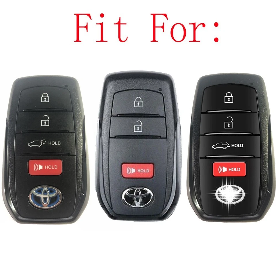 Fit TOYOTA Crown Grand Highlander Sequoia Venza Tundra Silicone Key Fob Cover - Изображение 2 из 4