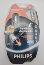 Philips 6 ft Digital Audio Coaxial Cable 24k ...