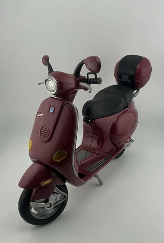 Barbie My Scene Maroon Vespa Scooter Motorcycle - Mattel 2002 Chelsea