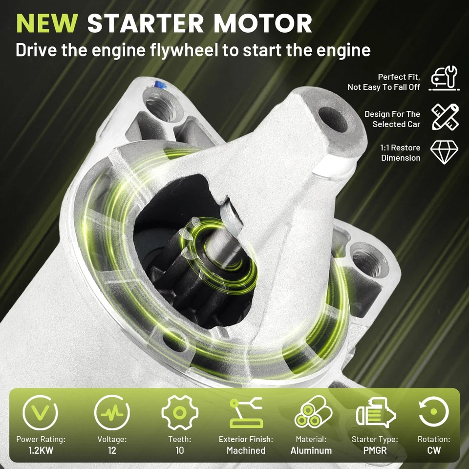 Starter For Chrysler 300 Dodge Charger Magnum 2.7 3.5L 2007 2008 2009 2010 19025 Foto 4 de 4