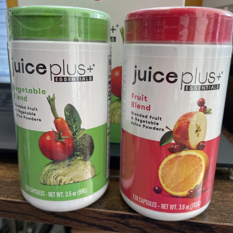 Juice Plus+ - USA - Blended Fruit & Veg Juice Powders(120 ea/240 Caps) Exp 4/27 - Image 3 of 4
