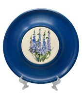 Vtg Woodbury Woodenware Vermont Serving Plate Artist Signed Handmade Rare Color