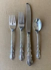 International Angelique Pattern Sterling Silver Four Piece Place Setting