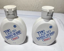 Lot Of 2 Vintage Yardley of London "The Liquid Baby Soap". 2oz Bottles