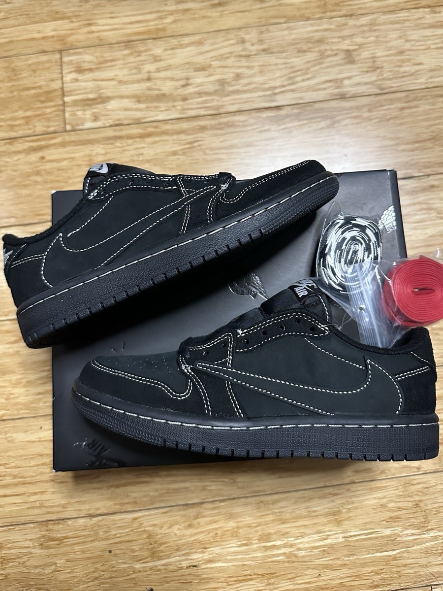 靴 Travis Scott x Jordan Black Phantom US4 Jordan 1 Retro Low OG SP x Travis Scott Black Phantom for