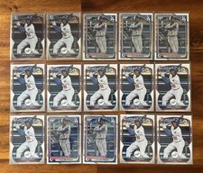 2023 2024 Bowman Josue De Paula Prospect Card Lot (15)  - Chrome &amp; Paper LAD