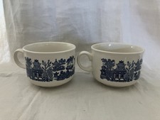 Blue Willow Cups