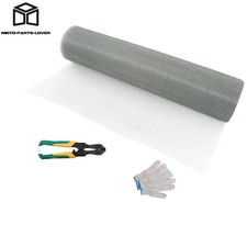 Silver 48in x 100ft Galvanized Welded Mesh 1/2In For Chicken & Poultry Fence 1.11 per foot