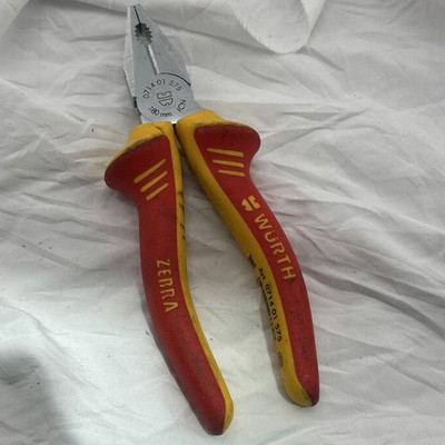 würth 071401575 Combination Pliers Wire Cutters  180mm