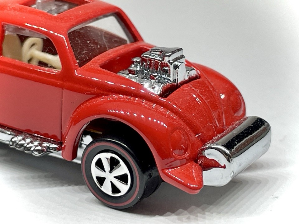 Hot Wheels “CUSTOM MADE GLOSS RED” REDLINE EVIL WEEVIL Vw, Bug, Beetle ...