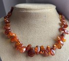 Collier Ambre Ancien Ras Du Cou Réf I680