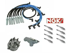NGK Tune Up Kit Spark Plugs & Cap For Dodge Ram Dakota Durango Magnum 5.2 5.9 V8