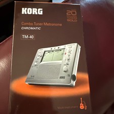 Korg TM-40 Combo Digital Tuner Metronome Chromatic, Open Box, New, Unused