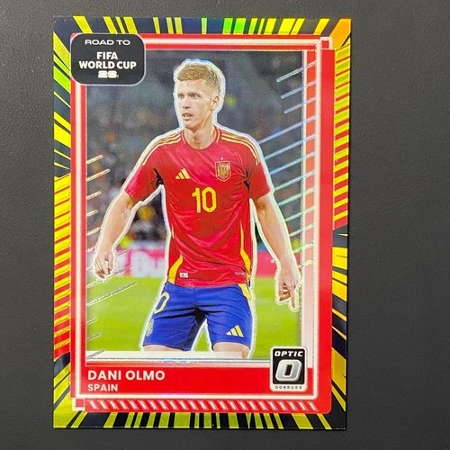 2025-26 Panini Donruss Road To FIFA World Cup Dani Olmo Optic Electricity /75